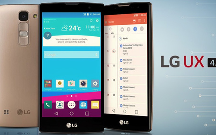 LG công bố giao diện UX 4.0 được dùng trên smartphone G4