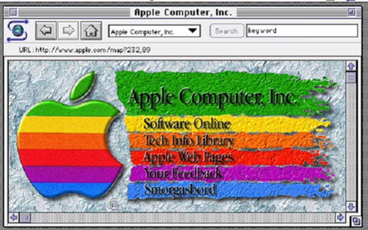 Giao diện trang web Apple cách đây 20 năm ra sao?