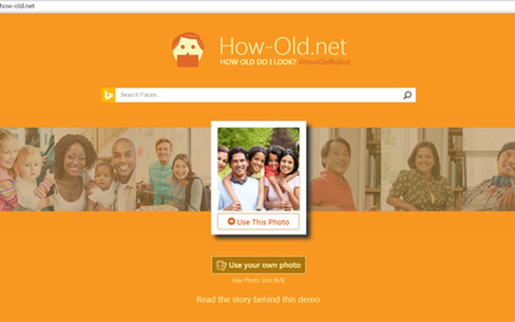 Microsoft tung dịch vụ đoán tuổi qua ảnh