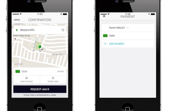 Uber lần đầu tiên có tính năng thanh toán bằng tiền mặt