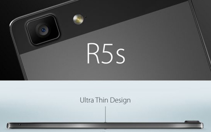 Oppo ra mắt R5s mỏng 4,85 mm, nâng cấp cấu hình