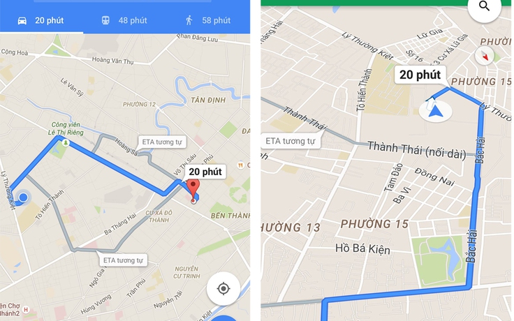 Google Maps mở lại tính năng dẫn đường bằng giọng nói tại Việt Nam