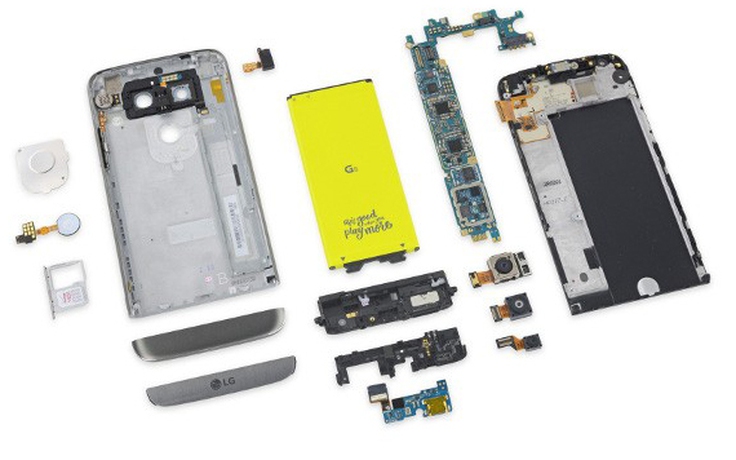 Thiết kế mô-đun giúp LG G5 rất dễ sửa chữa