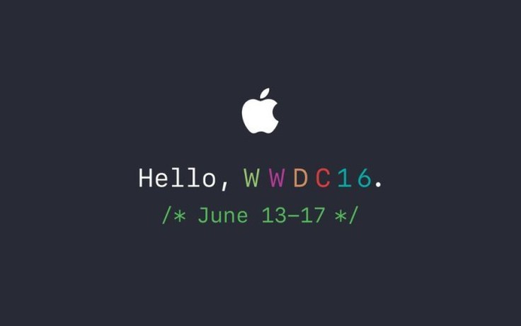 Apple gửi thư mời tham gia sự kiện WWDC 2016