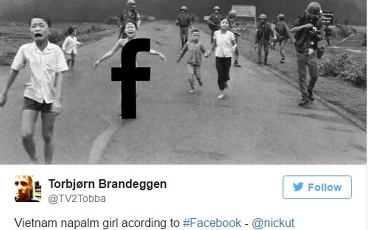 Facebook khôi phục bức ảnh ‘Em bé Napalm’ sau khi bị chỉ trích