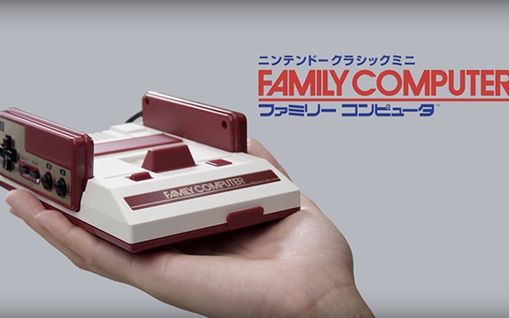 Nintendo ra mắt máy chơi game 4 nút cổ điển Famicom Mini