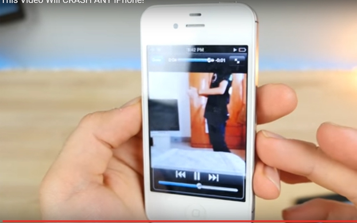 Đoạn video khiến cho mọi iPhone bị tê liệt