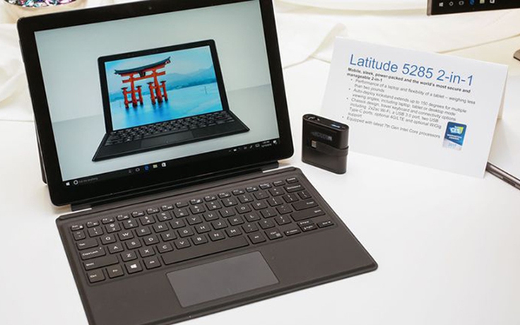 CES 2017: Dell giới thiệu máy tính bảng 2-trong-1 Latitude 5285