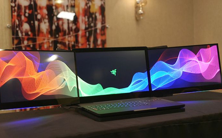 CES 2017: Razer giới thiệu laptop trang bị đến 3 màn hình 4K