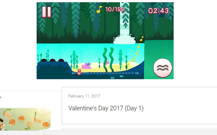 Google tung trò chơi săn quà mừng Valentine