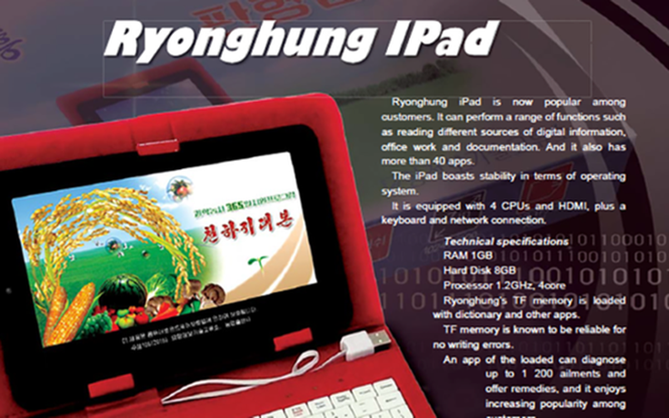 Triều Tiên bất ngờ ra mắt iPad chạy Android