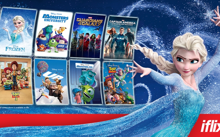 Disney hợp tác với dịch vụ xem phim trực tuyến iflix