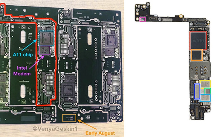 Lộ diện bảng logic iPhone 7S Plus có thiết kế giống 7 Plus