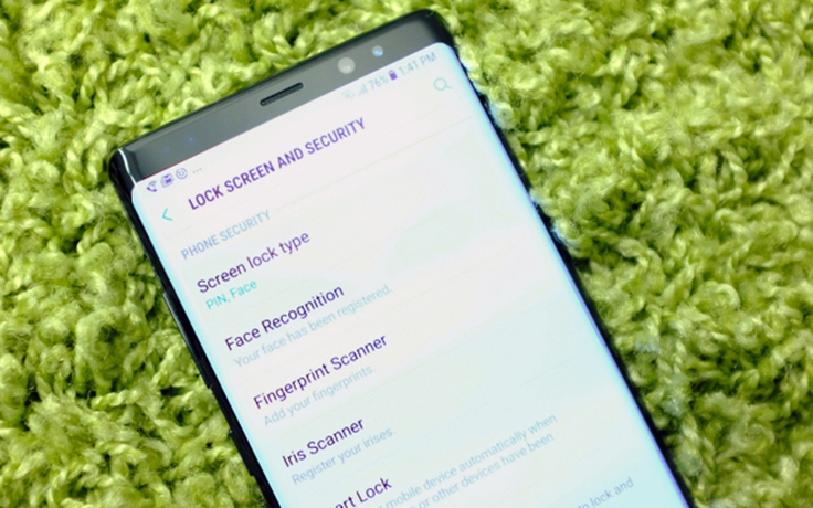 Chức năng quét khuôn mặt trên Galaxy Note 8 chưa thực sự an toàn