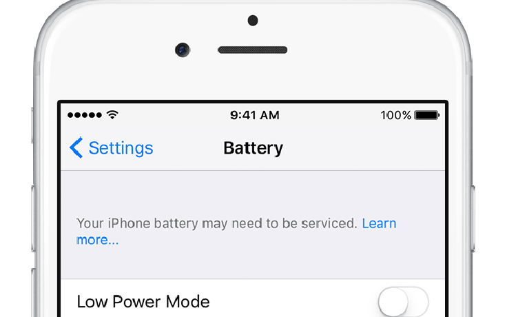 Apple thêm tính năng cảnh báo khi iPhone cần thay pin