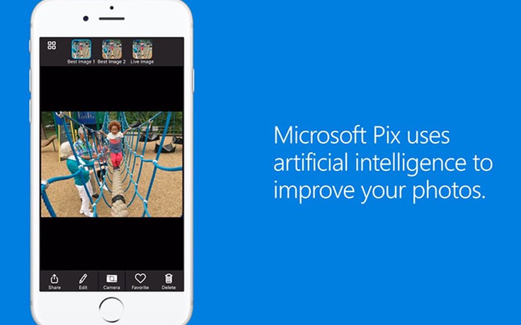 Microsoft nâng cấp ứng dụng Pix Camera cho người dùng iPhone