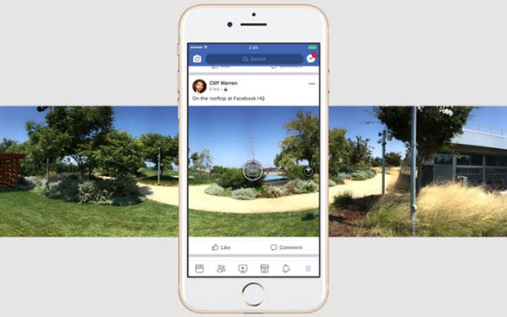 Facebook hỗ trợ chụp ảnh 360 độ