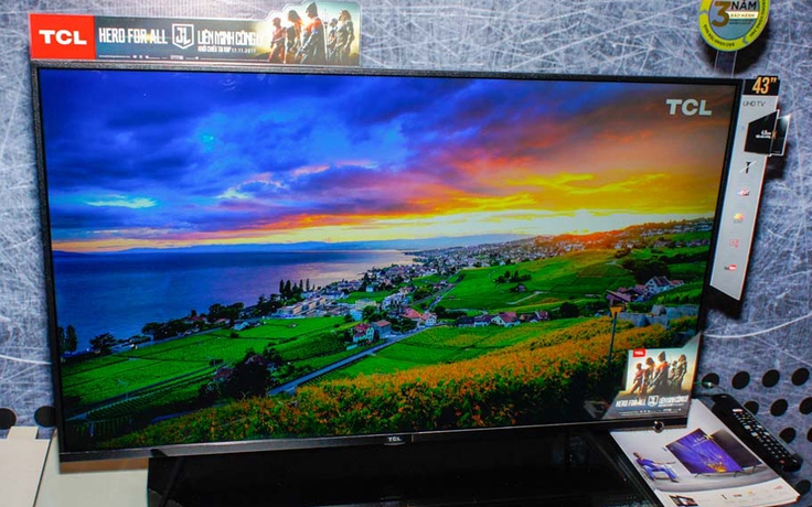 TCL trình làng thế hệ TV thông minh P6 đạt chất lượng hình ảnh 4K UHD