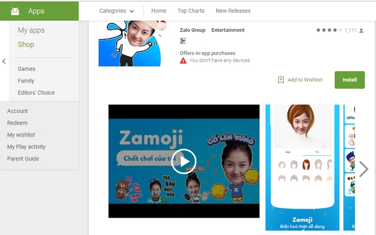 Zamoji - ứng dụng tự tạo sticker ảnh cá nhân
