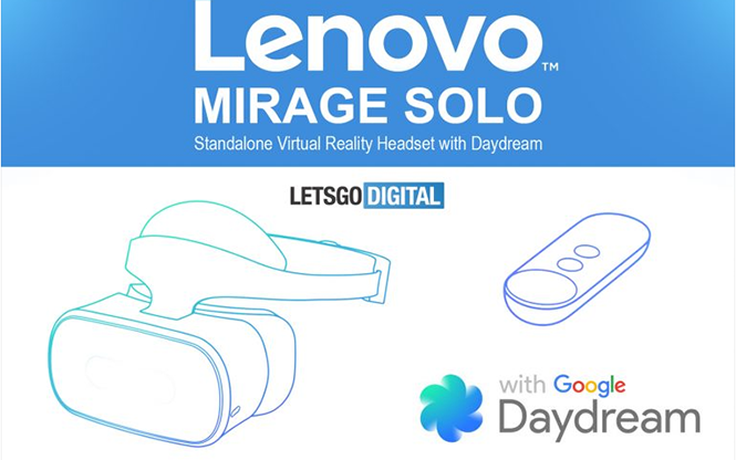 Tai đeo Daydream VR của Lenovo lộ diện