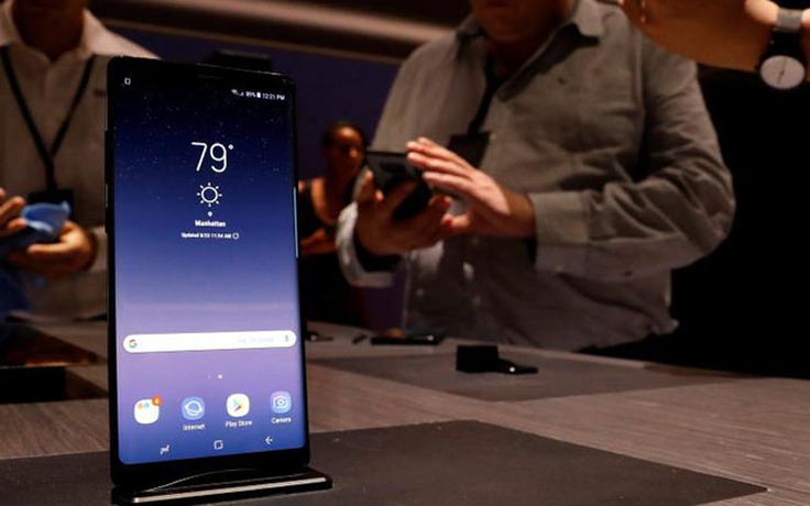 Samsung nói sự cố pin Galaxy Note 8 'không phổ biến'