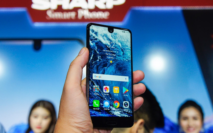 Sharp đem smartphone viền siêu mỏng Aquos S2 về Việt Nam