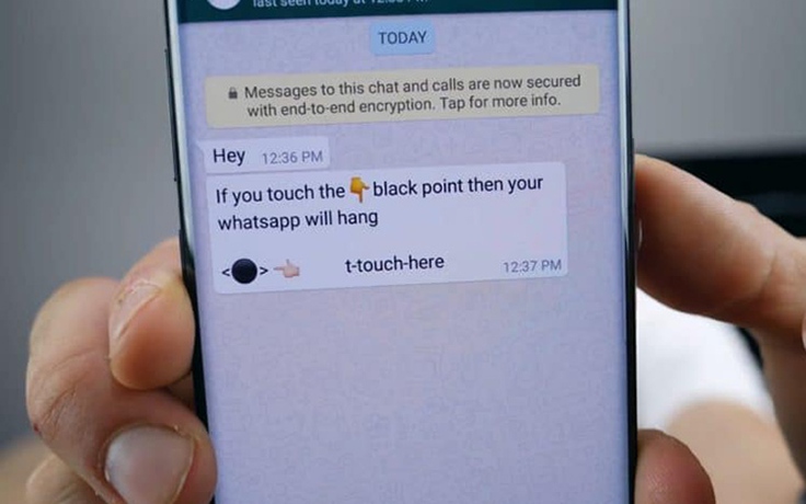 Biểu tượng cảm xúc đen làm tê liệt iMessages