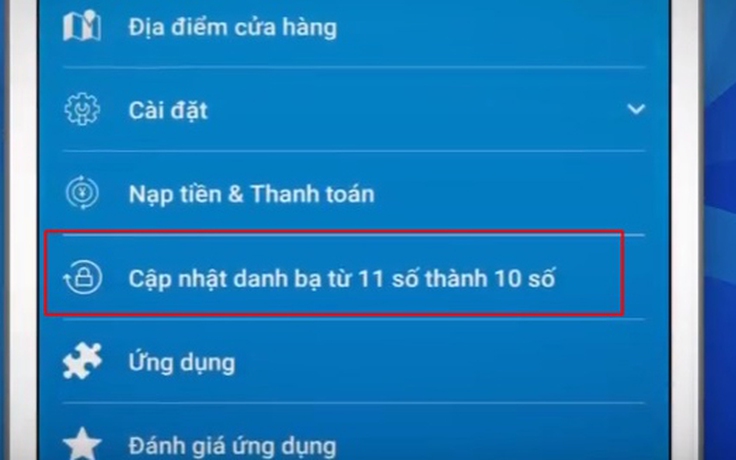 Ứng dụng MyVNPT giúp chuyển đổi 11 số thành 10 số