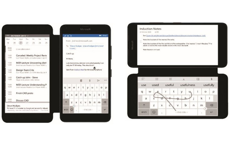 Microsoft hướng đến smartphone hai màn hình