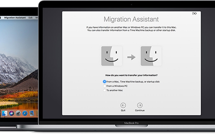 Cách chuyển tập tin sang máy Mac mới
