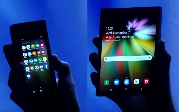 Hé lộ giá bán smartphone Galaxy Flex dùng màn hình gập được của Samsung