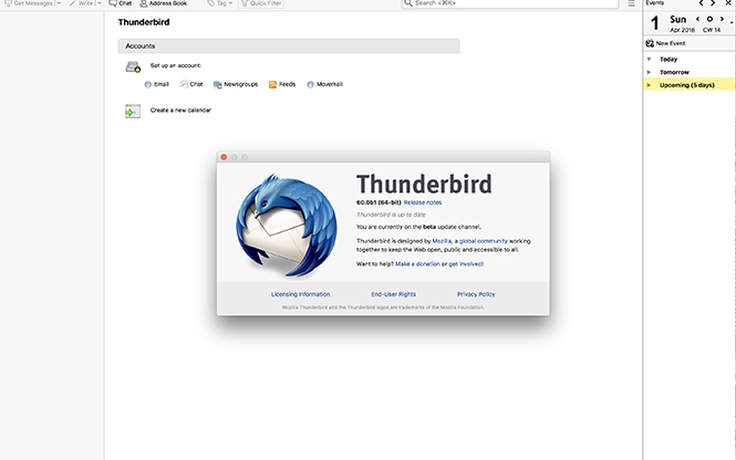 Mozilla Thunderbird hứa hẹn nhanh hơn trong năm 2019