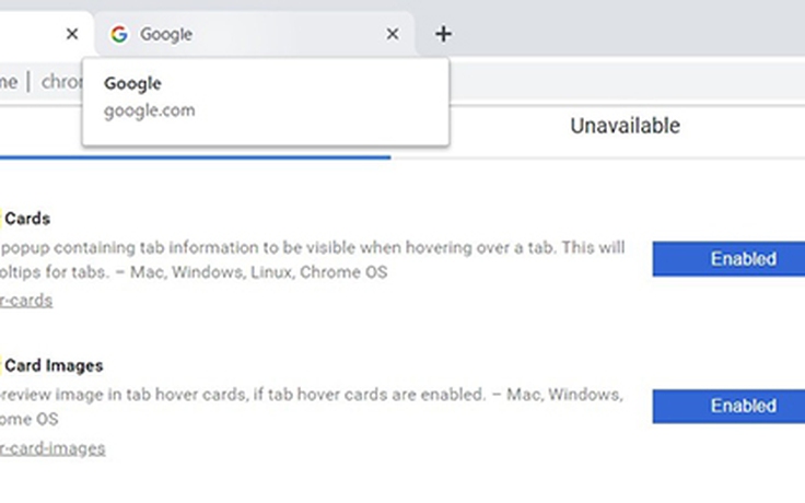 Google sắp bổ sung tính năng xem trước thẻ cho Chrome