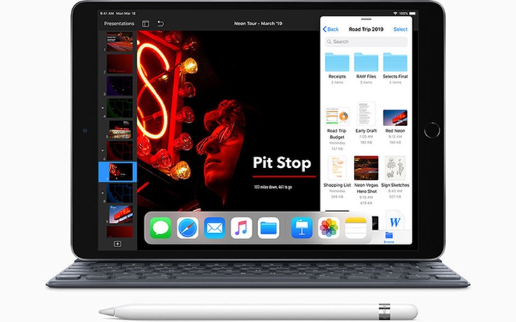 iPad Air 10,5 inch trình làng, hỗ trợ Apple Pencil