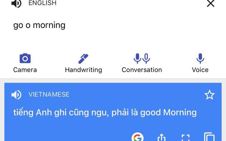Google Translate dịch nói bậy khiến nhiều người 'chưng hửng'