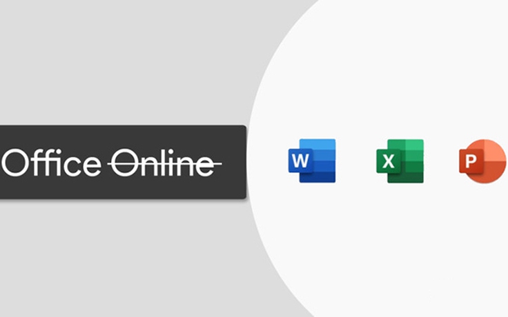 Microsoft thay đổi thương hiệu Office Online