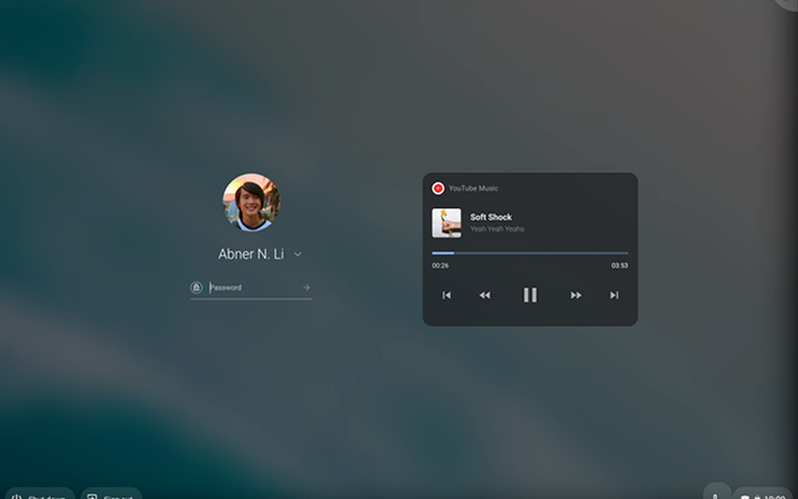 Chrome OS 79 mang các điều khiển phát nhạc đến màn hình khóa