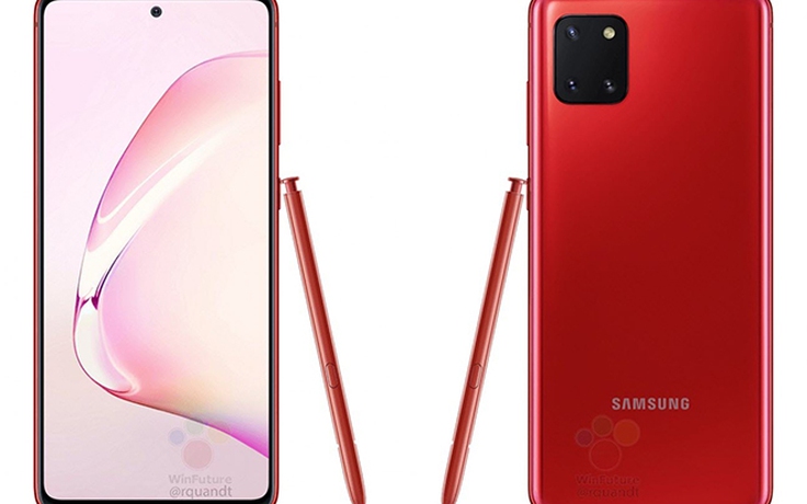 Rò rỉ thông số kỹ thuật mẫu máy Galaxy Note 10 Lite