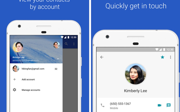 Google Contacts thêm tùy chọn đồng bộ hóa danh bạ trên smartphone