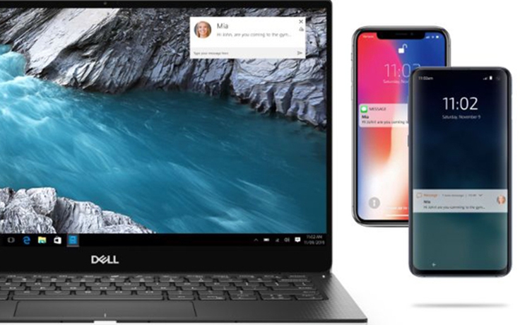 Dell Mobile Connect cho phép chuyển các tập tin từ iPhone sang Windows 10