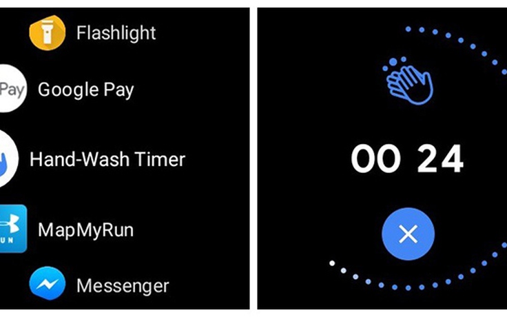 Smartwatch Wear OS sẽ định kỳ nhắc nhở người dùng rửa tay