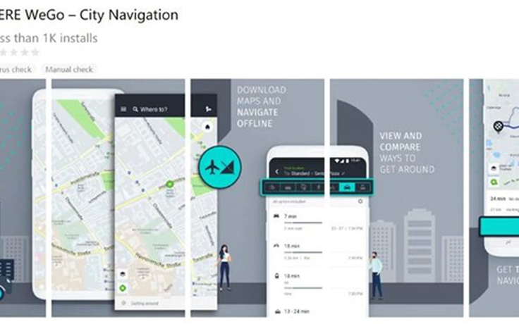 HERE WeGo cập bến Huawei AppGallery thay thế Google Maps