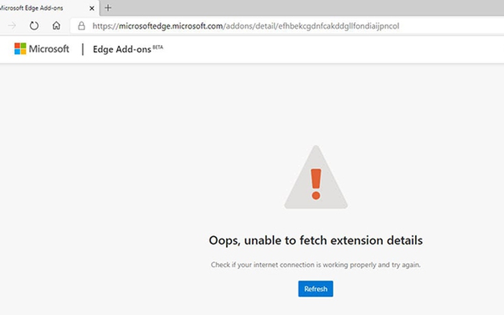 Microsoft gỡ bỏ tiện ích mở rộng độc hại trên Edge Add-ons Store