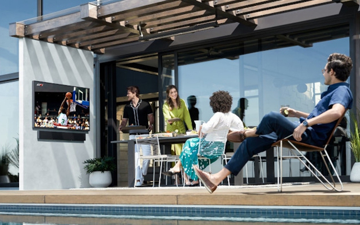 Samsung công bố dòng TV 4K QLED ngoài trời The Terrace