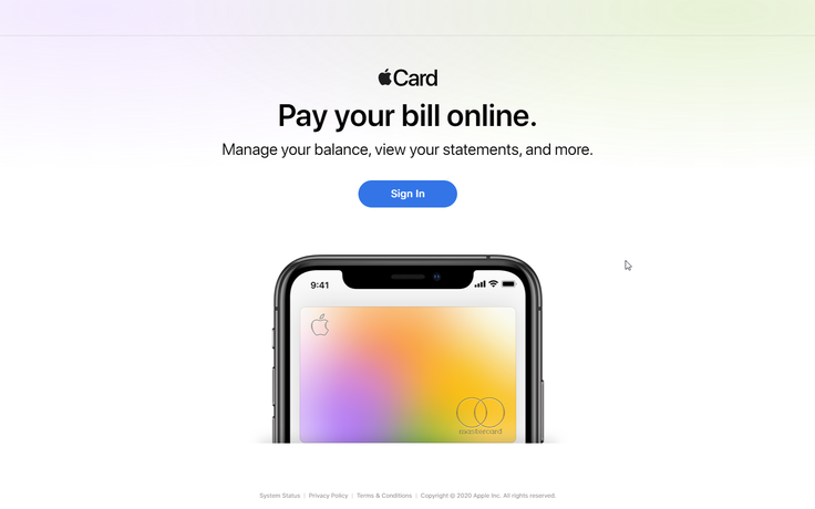 Apple ra mắt trang web riêng để quản lý Apple Card