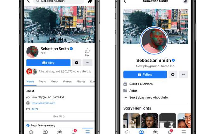 Facebook thử nghiệm giao diện Page mới không còn nút Like