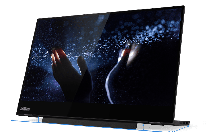 Lenovo trình làng màn hình cảm ứng siêu nhẹ ThinkVision M14t