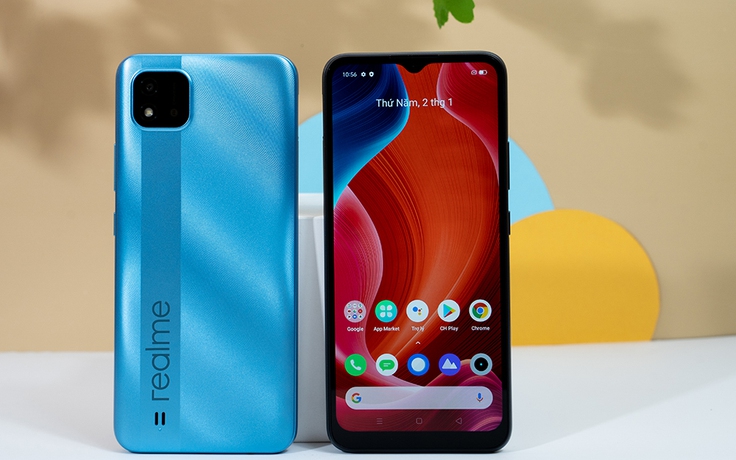 Realme trình làng smartphone giá rẻ C20