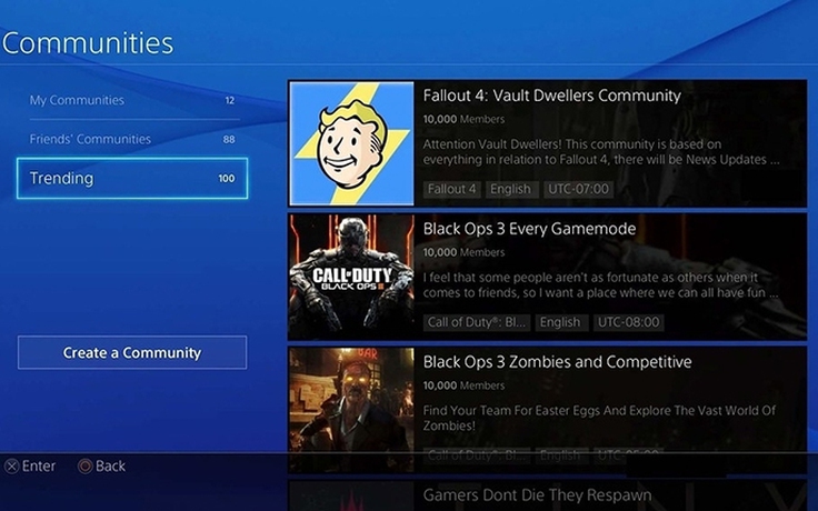 Sony sắp đóng cửa PS4 Communities