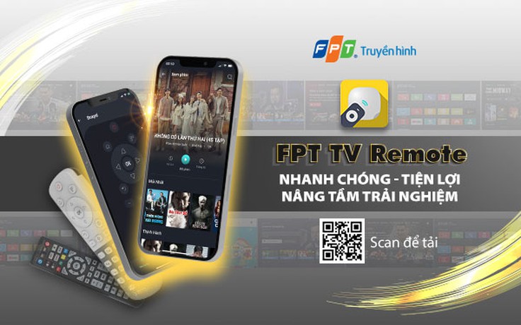 Dùng ứng dụng FPT TV Remote 2021 điều khiển TV từ xa bằng điện thoại